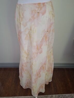 Peppermayo  Watercolor Lined A-line Maxi Skirt. Ladies 2XL. NWOT.
